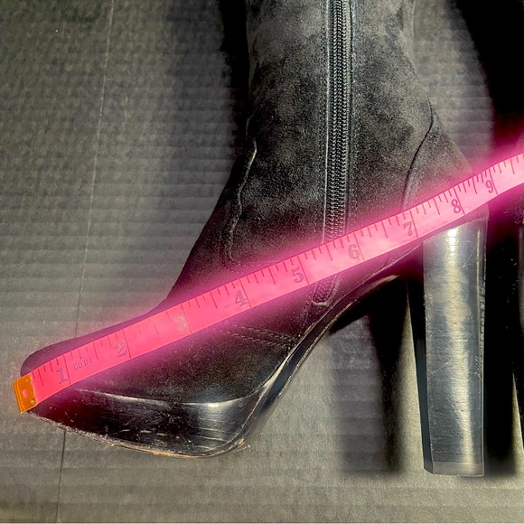 Michael Kors Black Suede Tall Boots EUC 5.5M Price Firm - Picture 10 of 15